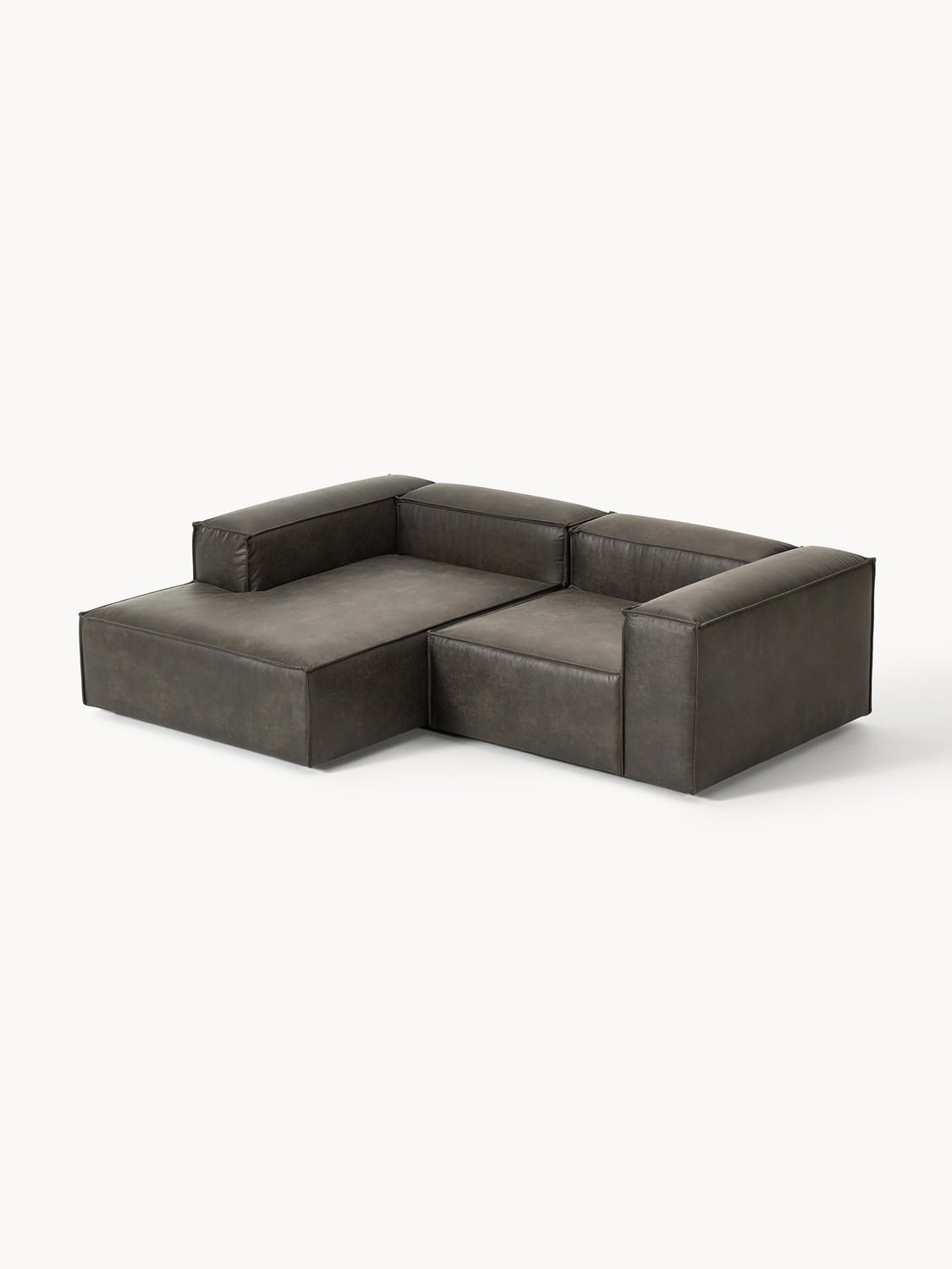 Tavordo Modular Leather Corner Sofa (2-seater)
