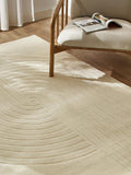 Anzano High-Low Wool Rug, Hand-Tufted
