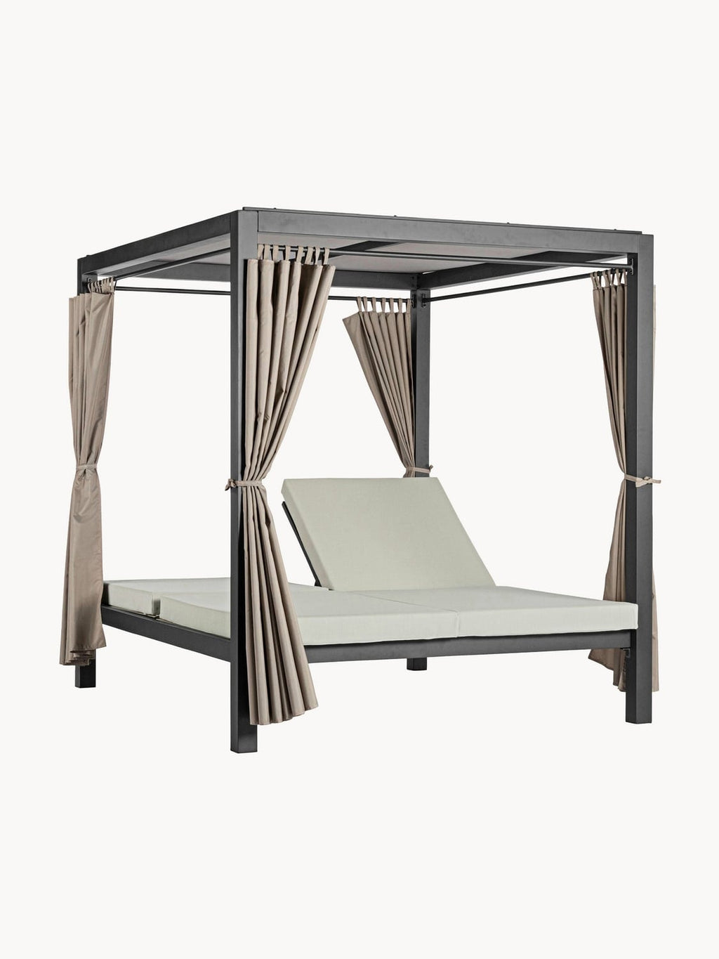 Figino Double Garden Daybed with Sunshade