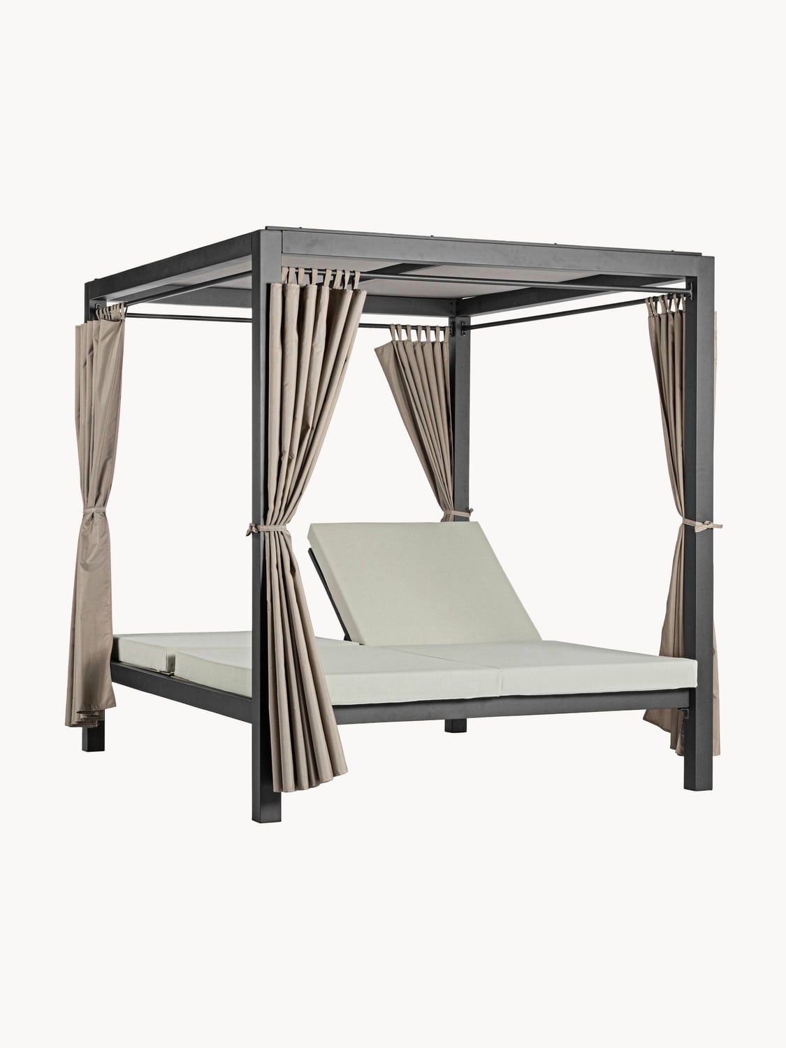 Figino Double Garden Daybed with Sunshade