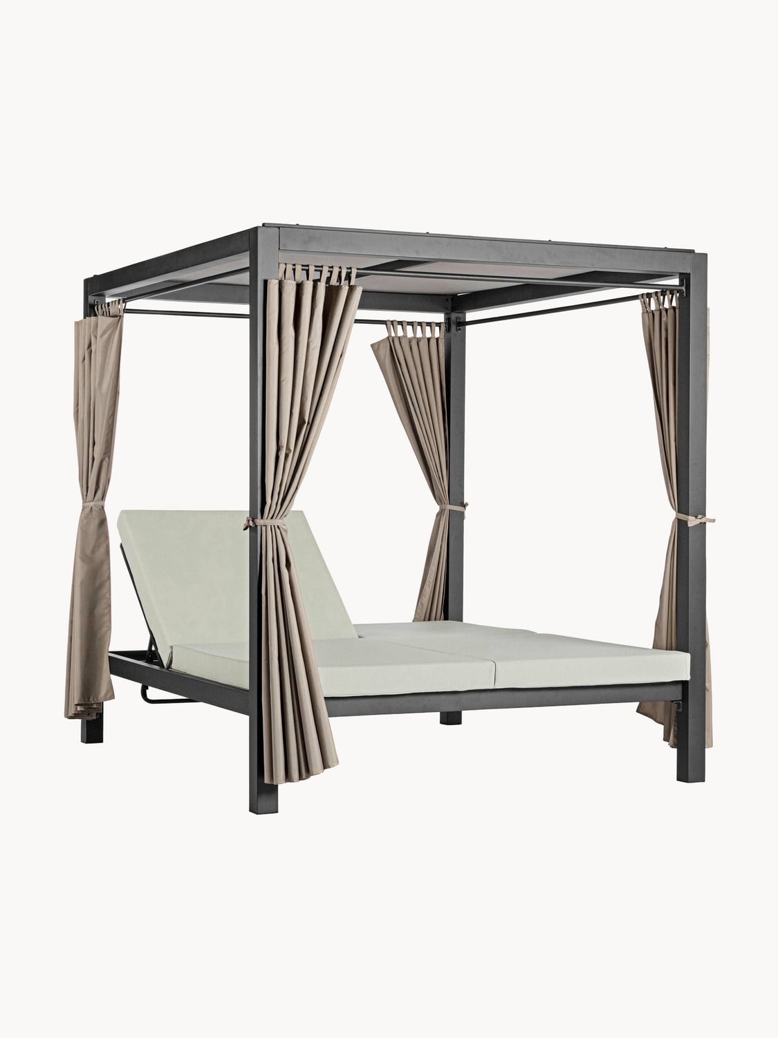 Figino Double Garden Daybed with Sunshade