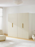Montorfano Modular Revolving Door Wardrobe, 200 cm Wide — available in several sizes