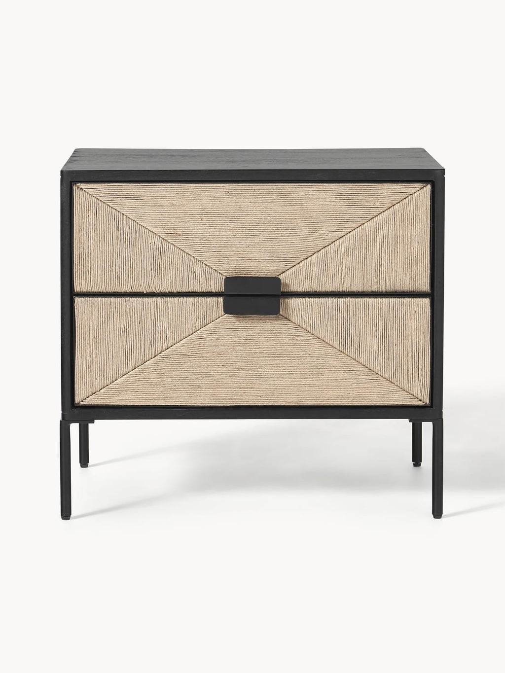 Moltrasio Mango Wood Bedside Table with Drawers
