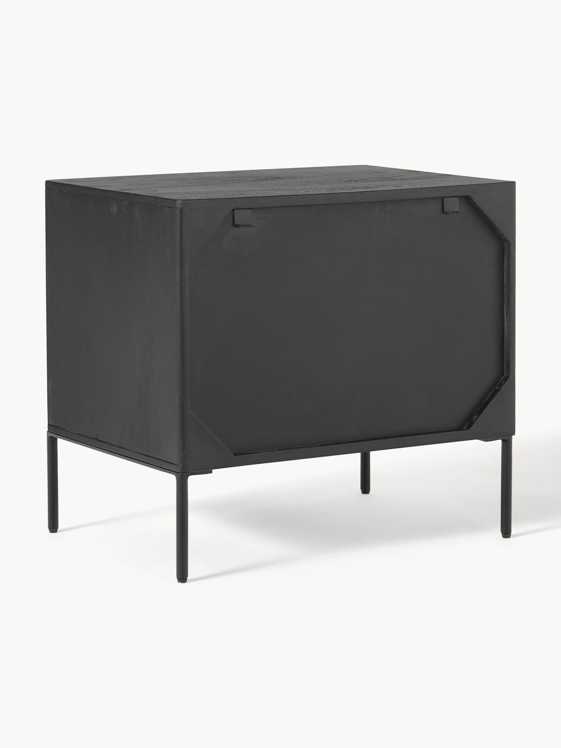 Moltrasio Mango Wood Bedside Table with Drawers