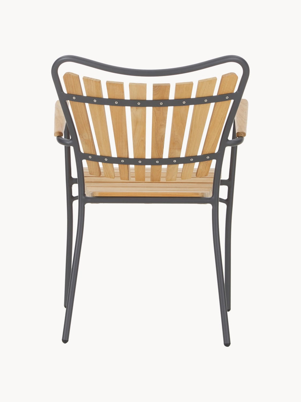 Pellio Teak Wood Garden Chairs (set of 2)