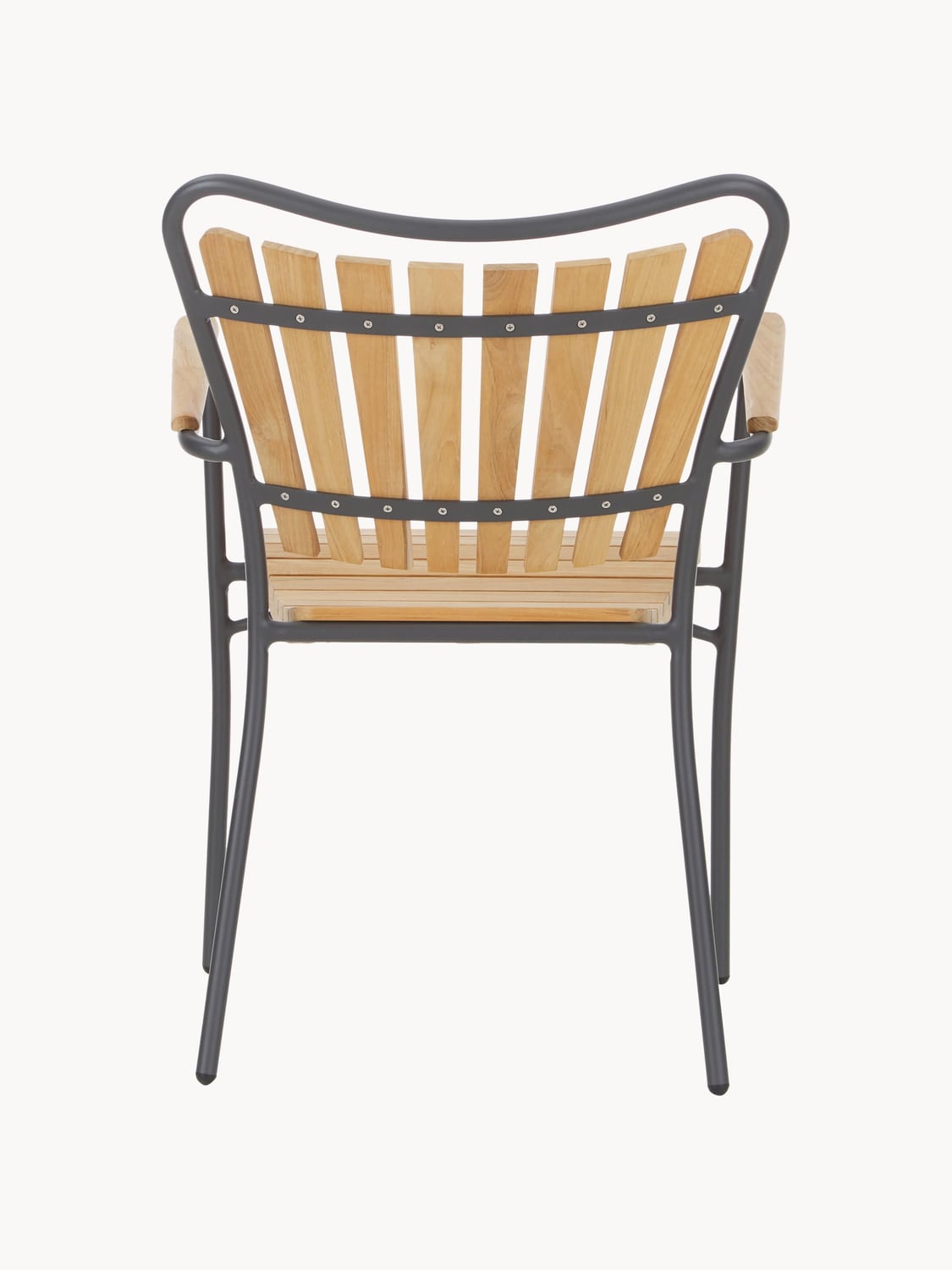 Pellio Teak Wood Garden Chairs (set of 2)