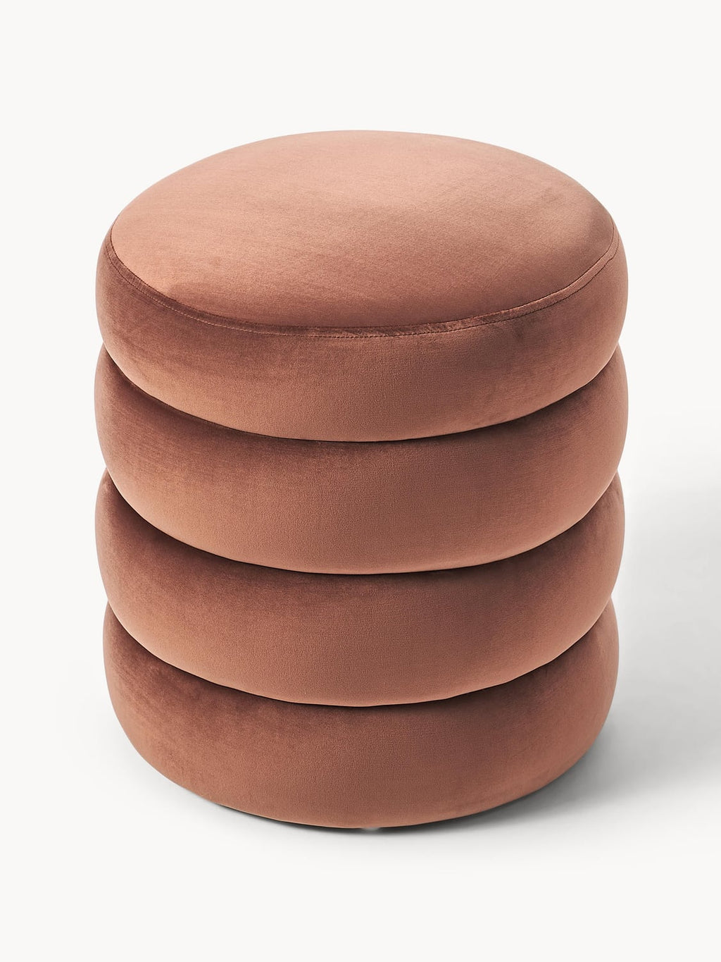 Alserio Velvet Upholstered Stool