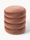 Alserio Velvet Upholstered Stool