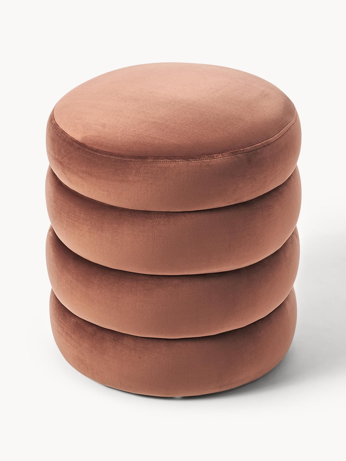 Alserio Velvet Upholstered Stool