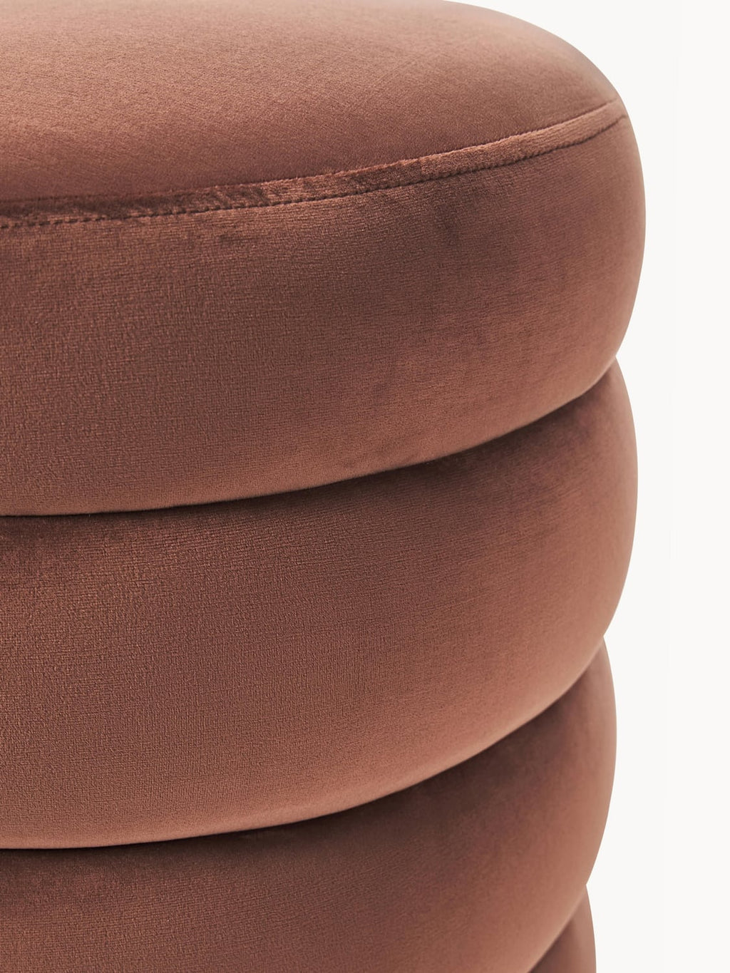 Alserio Velvet Upholstered Stool