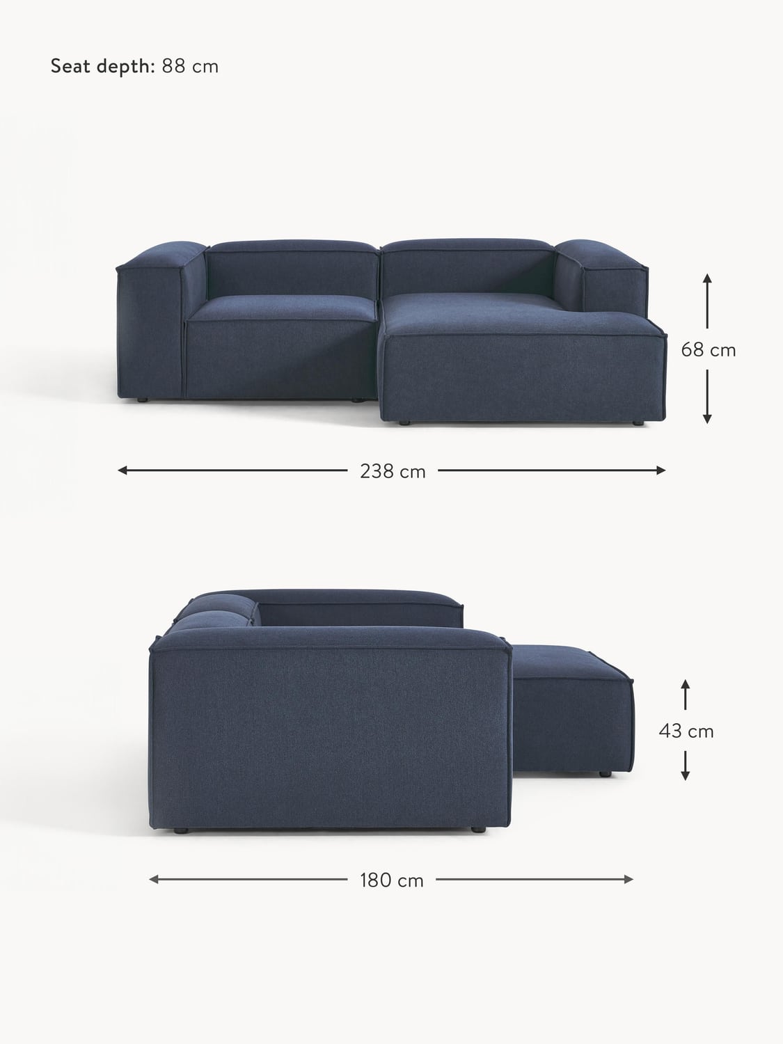 Tavordo Modular Corner Sofa (3-seater)