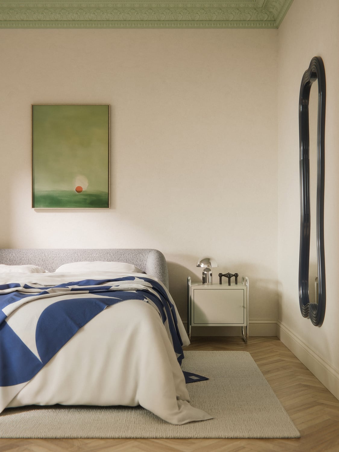 Bellara Metal Bedside Table, left- or right-hinged options
