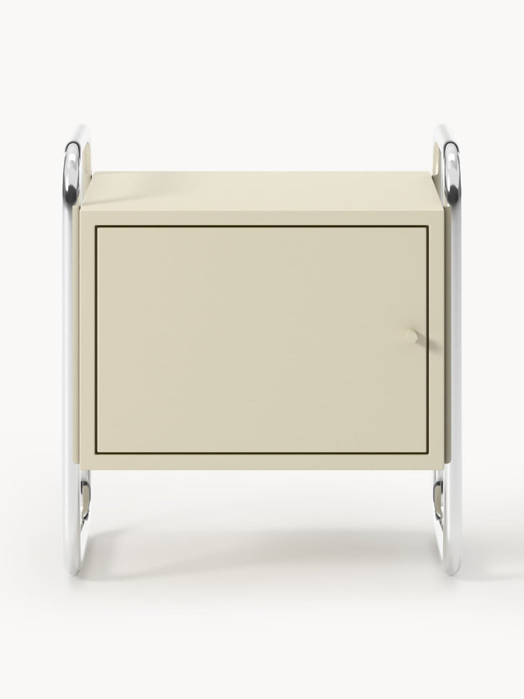Bellara Metal Bedside Table, left- or right-hinged options