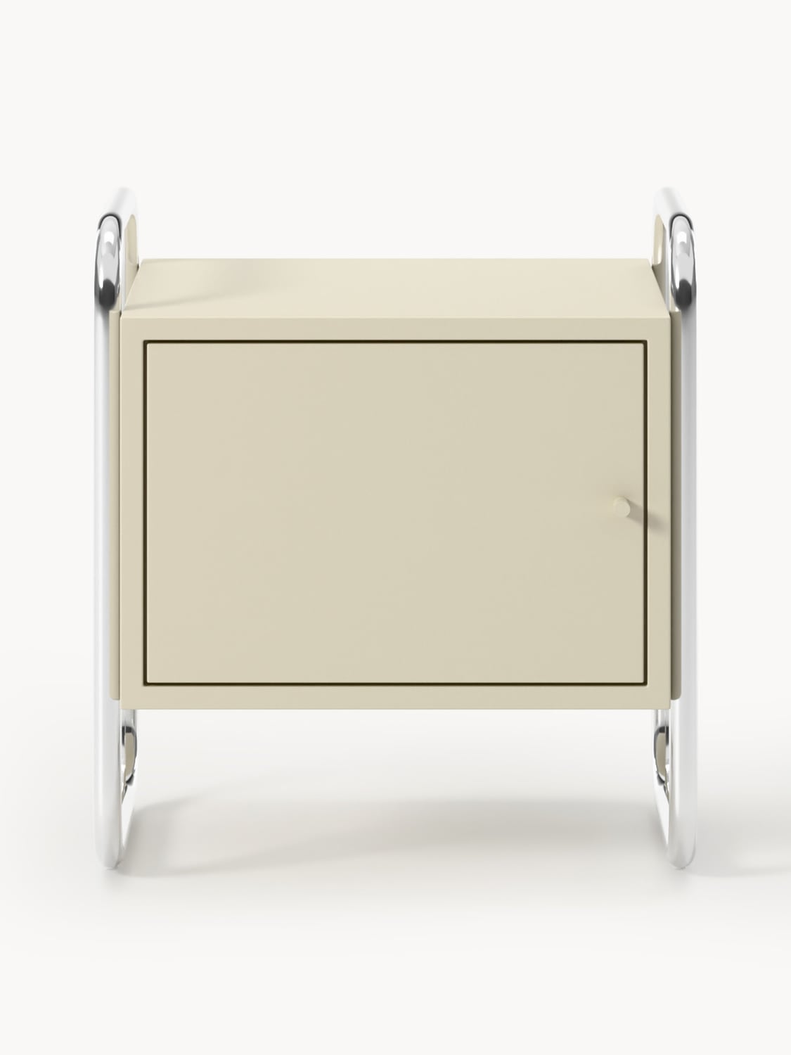 Bellara Metal Bedside Table, left- or right-hinged options