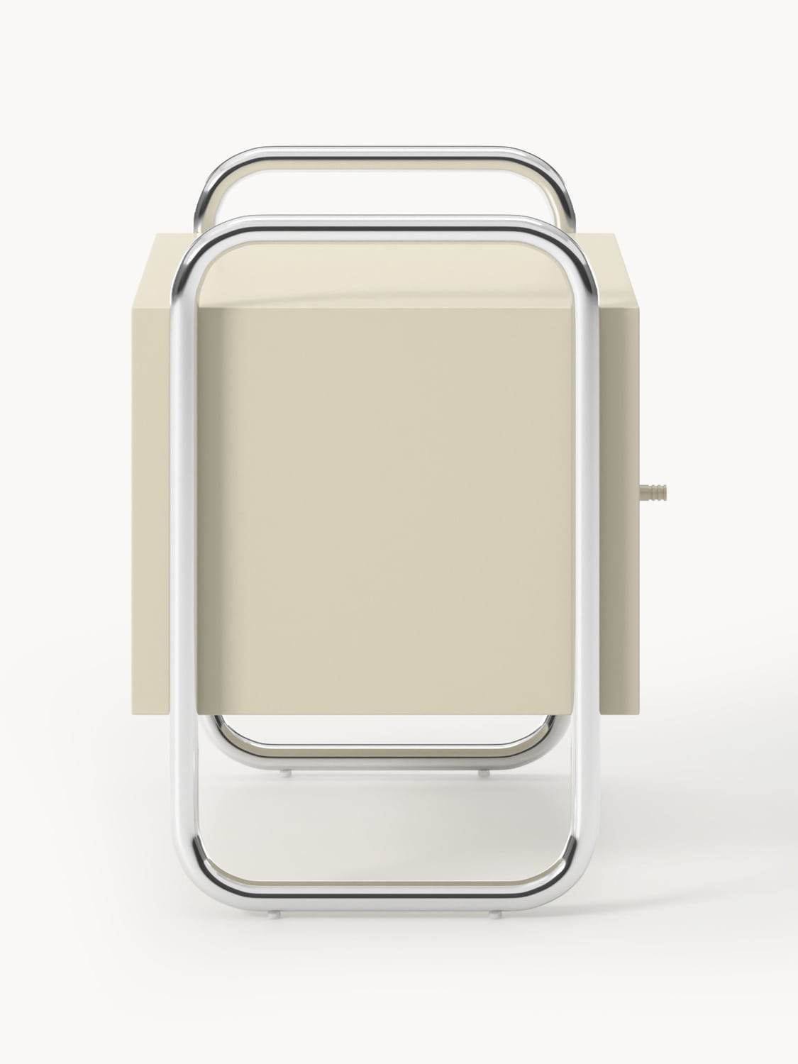 Bellara Metal Bedside Table, left- or right-hinged options
