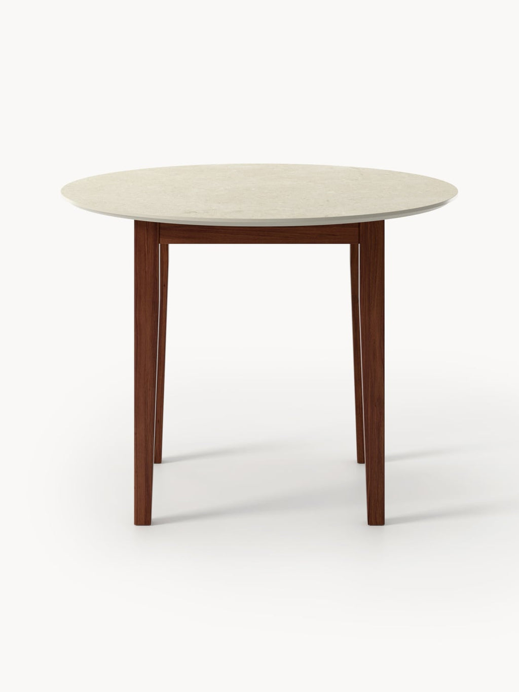 Veleso Round Travertine Effect Dining Table — available in several sizes