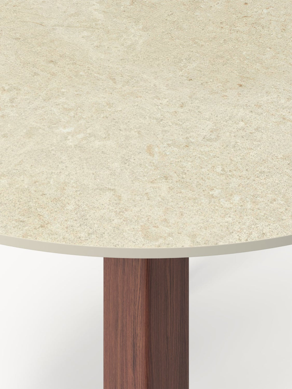 Veleso Round Travertine Effect Dining Table — available in several sizes
