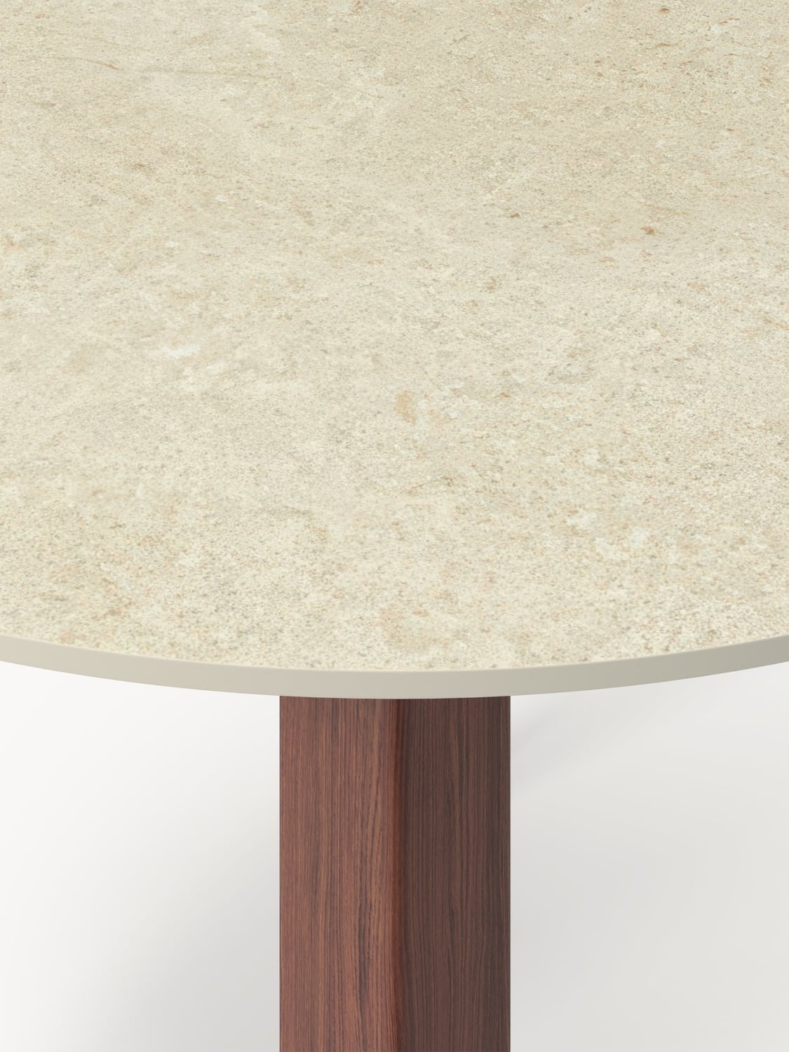 Veleso Round Travertine Effect Dining Table — available in several sizes