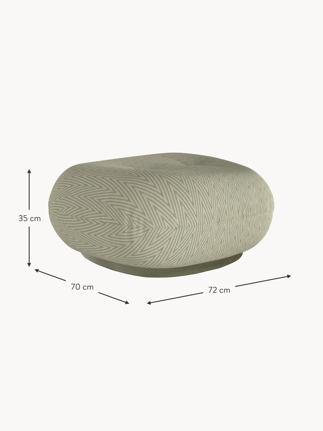 Colonno Rotatable Outdoor Pouffe