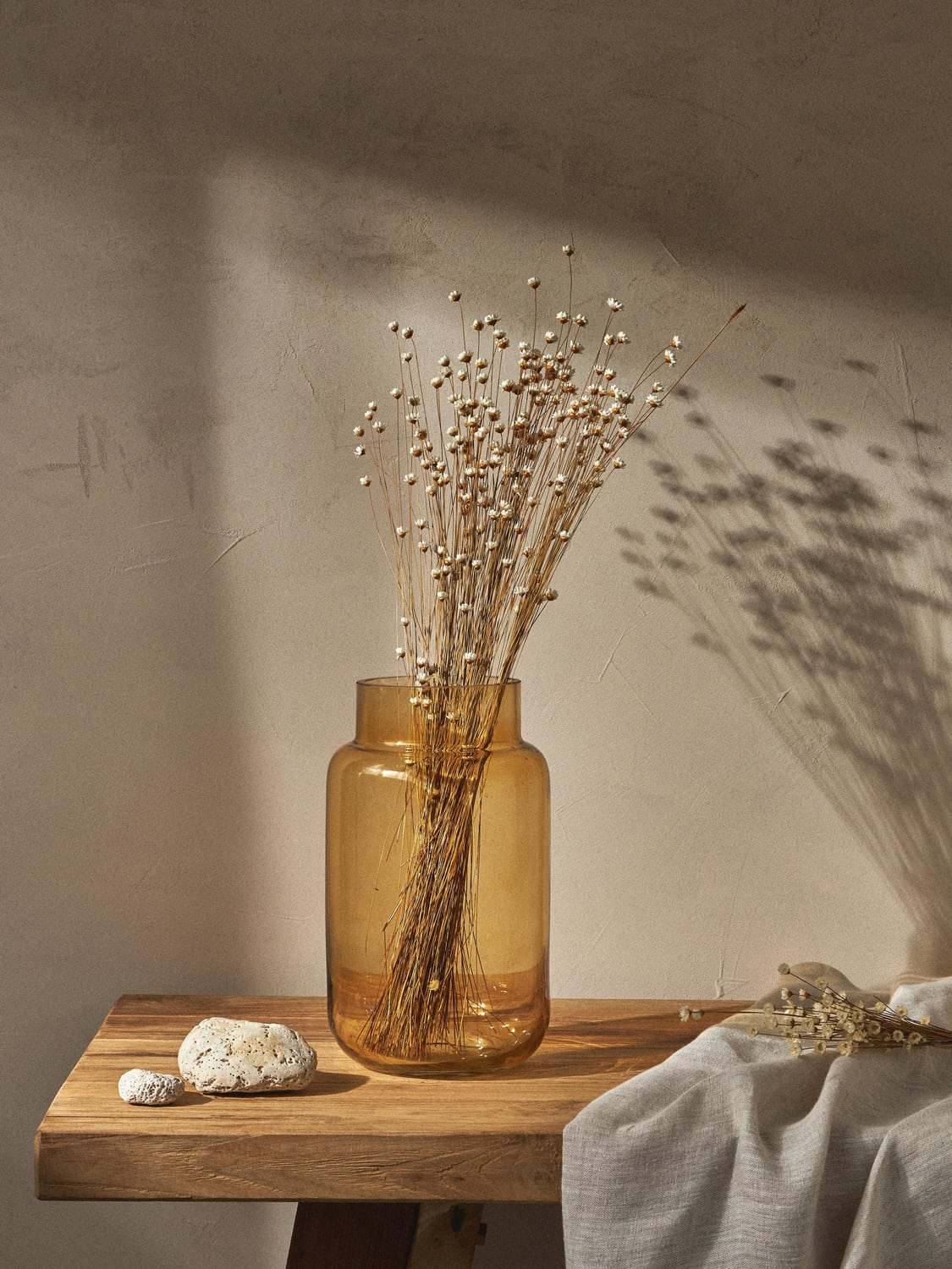 Lomazzo Glass Vase, H 22 cm