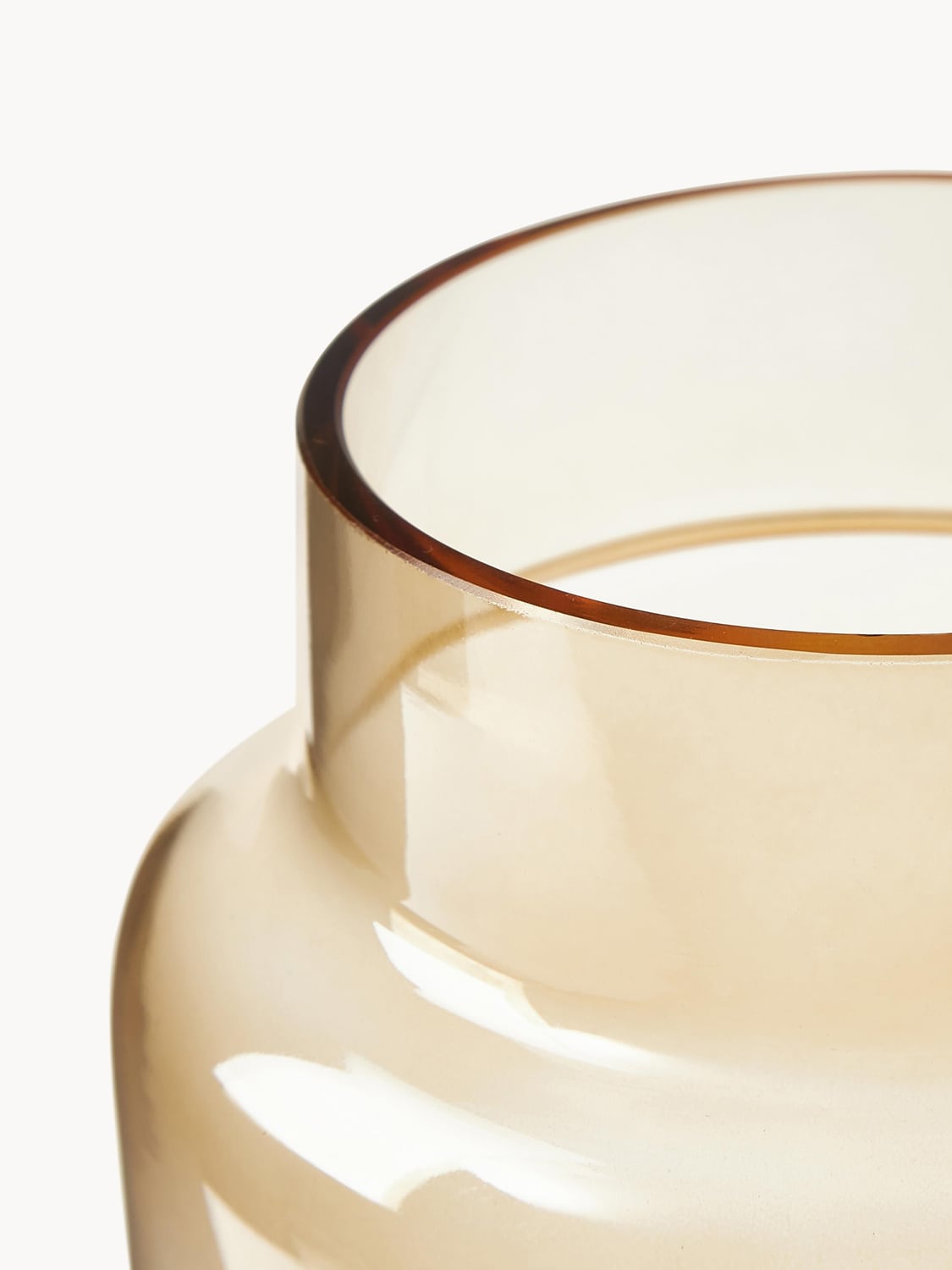 Lomazzo Glass Vase, H 22 cm