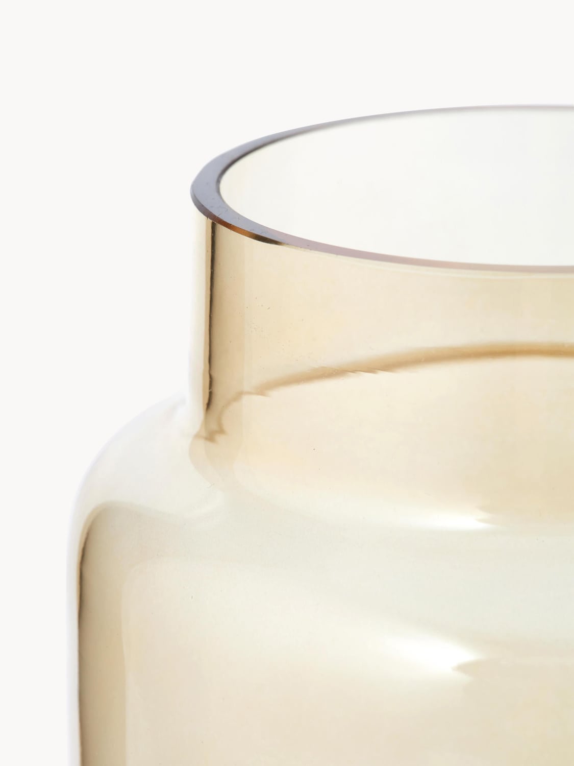 Lomazzo Glass Vase, H 22 cm