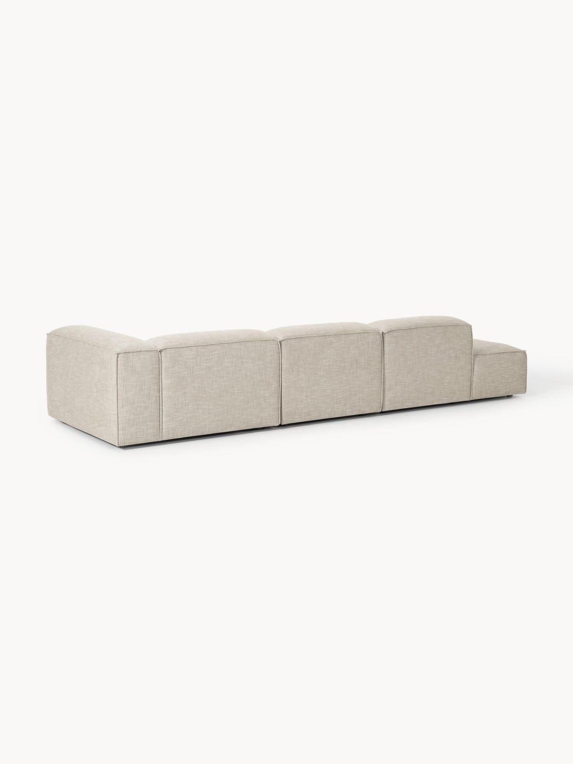 Tavordo XL Linen Blend Modular Ottoman