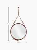 Griante Round Wall Mirror, Various Sizes