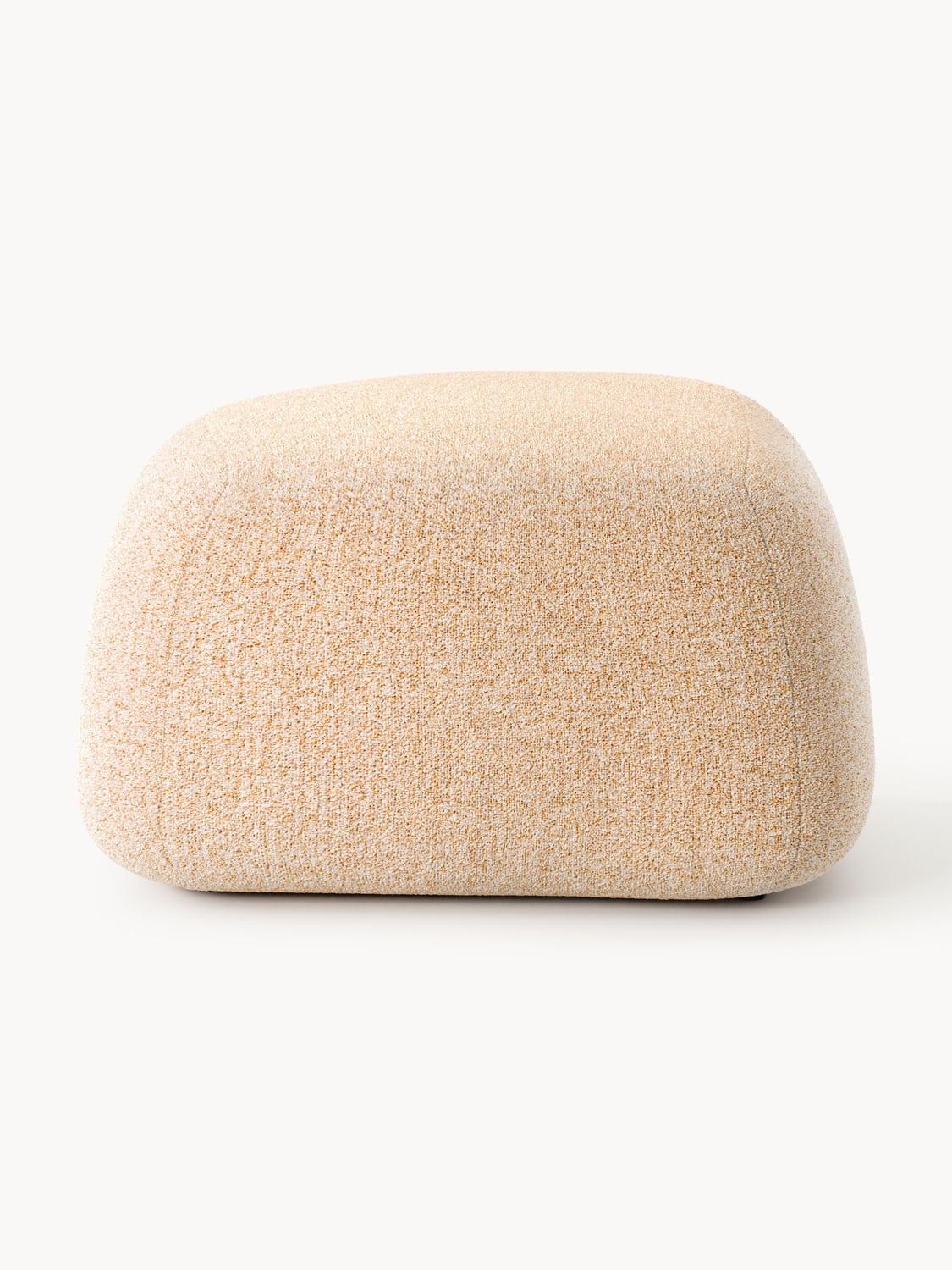 Bellara Oval Bouclé Ottoman