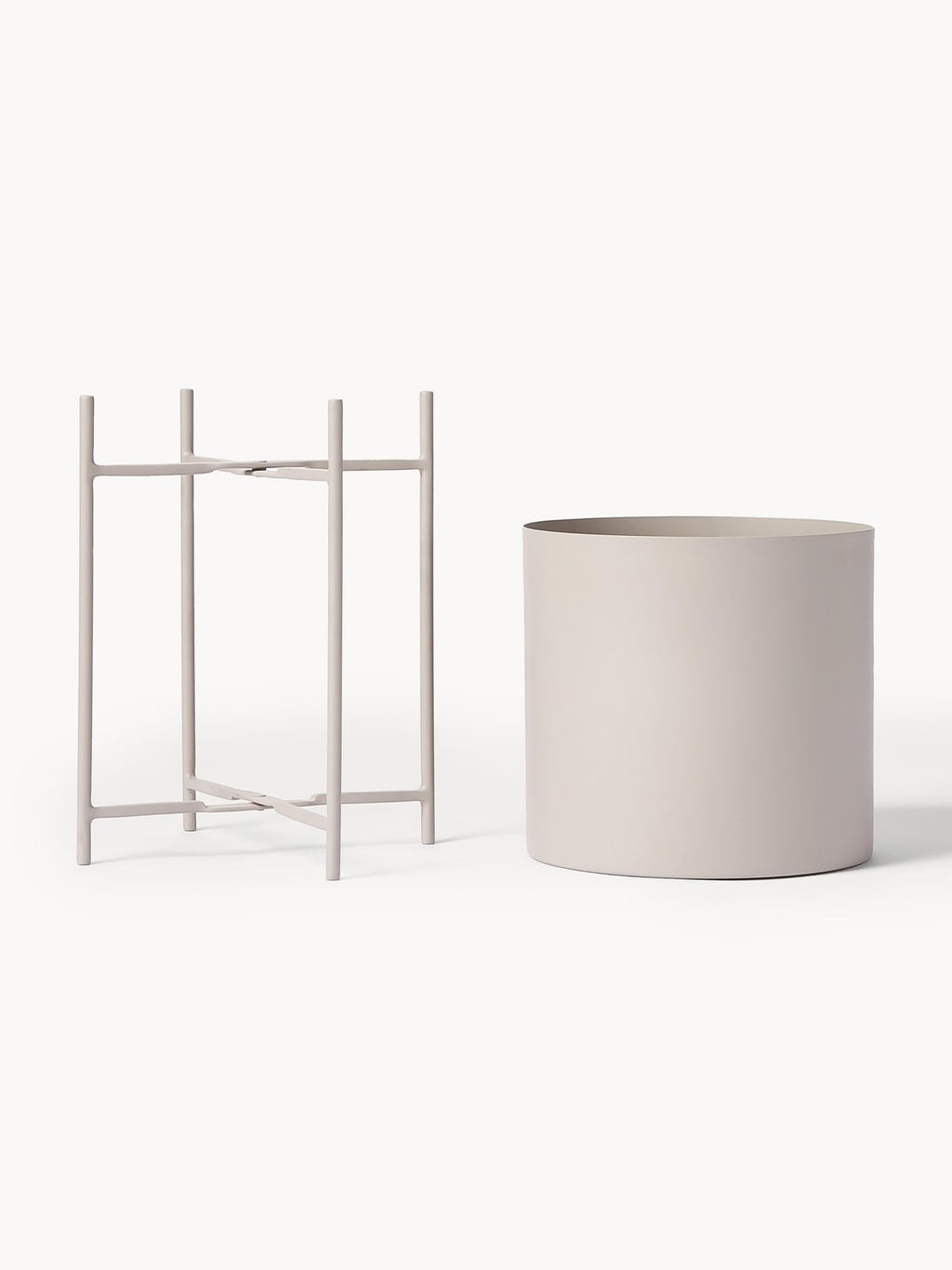 Cermenate Metal Plant Pots (set of 2)