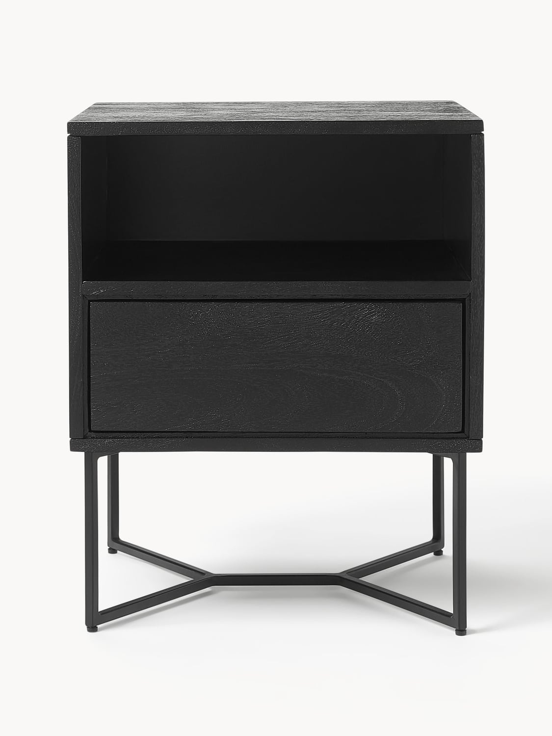 Bulgarograsso Mango Wood Bedside Table with Drawer