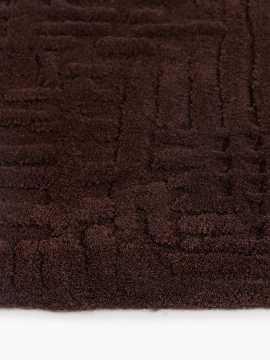 Pigra High-Low Wool Rug, Hand-Tufted