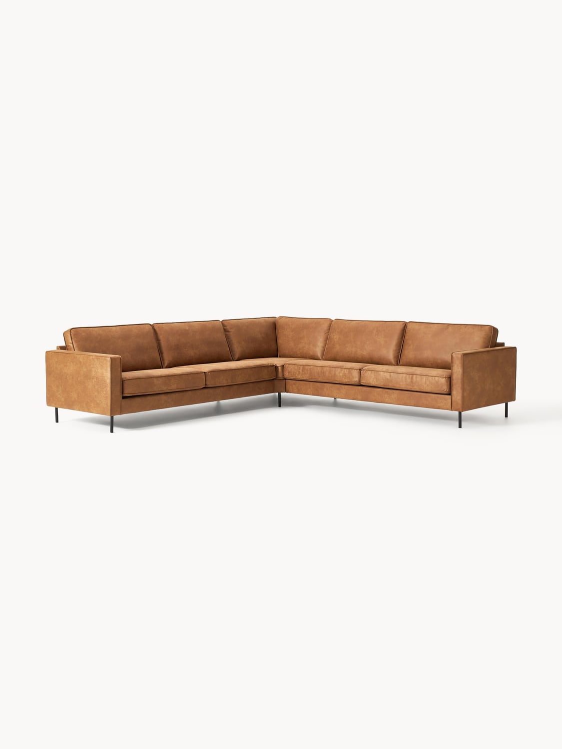 Pellio XL Leather Corner Sofa