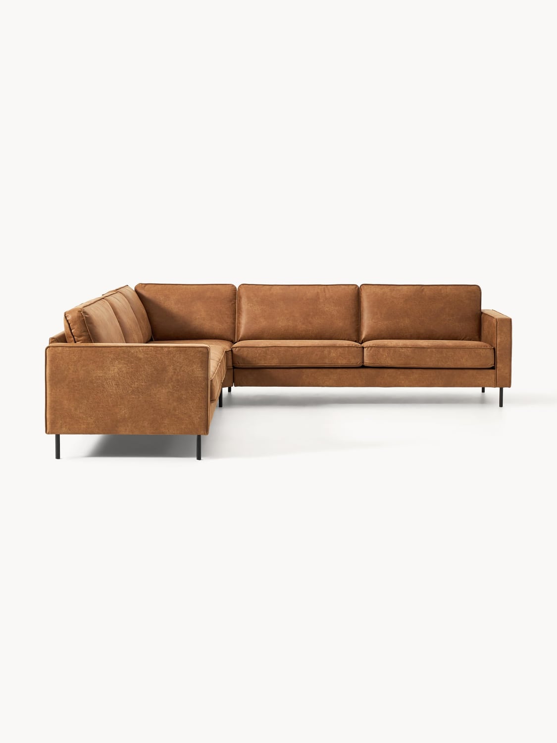 Pellio XL Leather Corner Sofa
