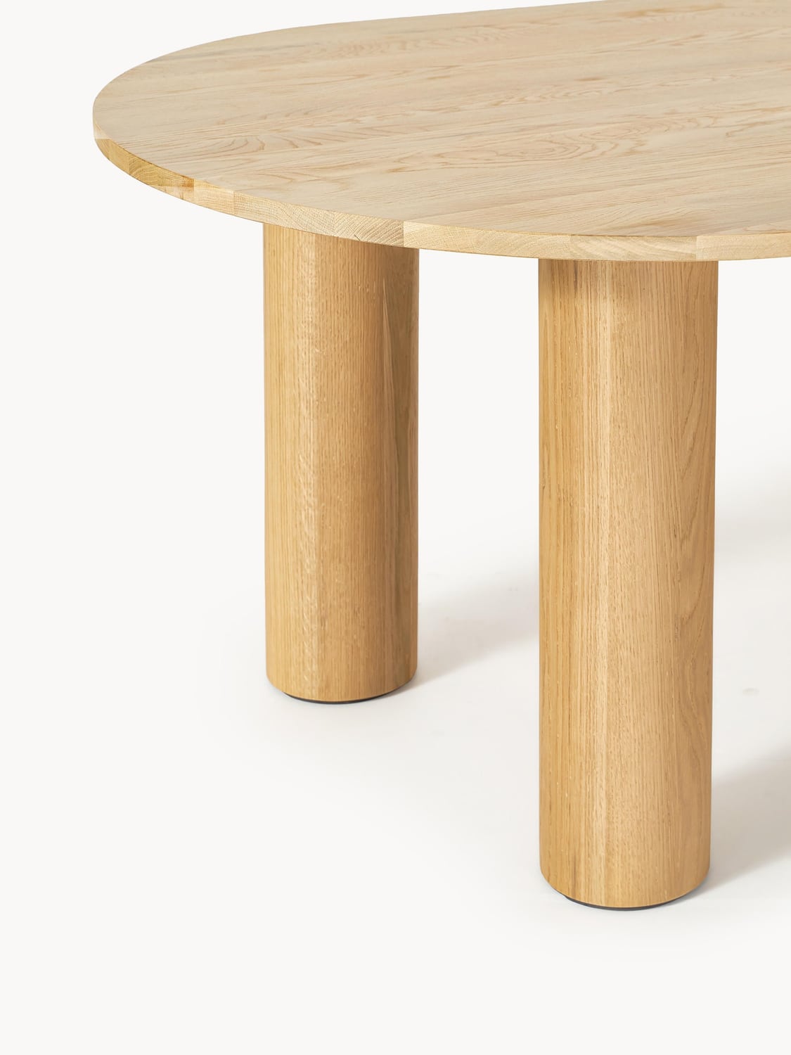 Esino Oval Oak Wood Dining Table — available in several sizes