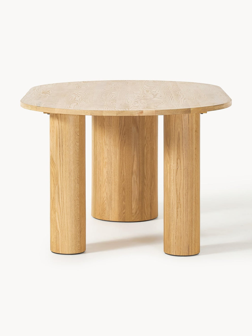 Esino Oval Oak Wood Dining Table — available in several sizes