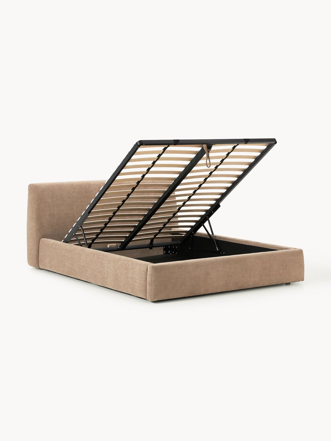 Rovello Upholstered Bed with Storage
