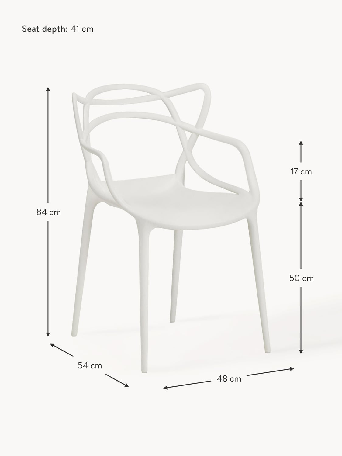 Arosio Dining Chairs with Armrests (set of 2)