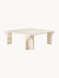 Griante Travertine Coffee Table, W 80 cm