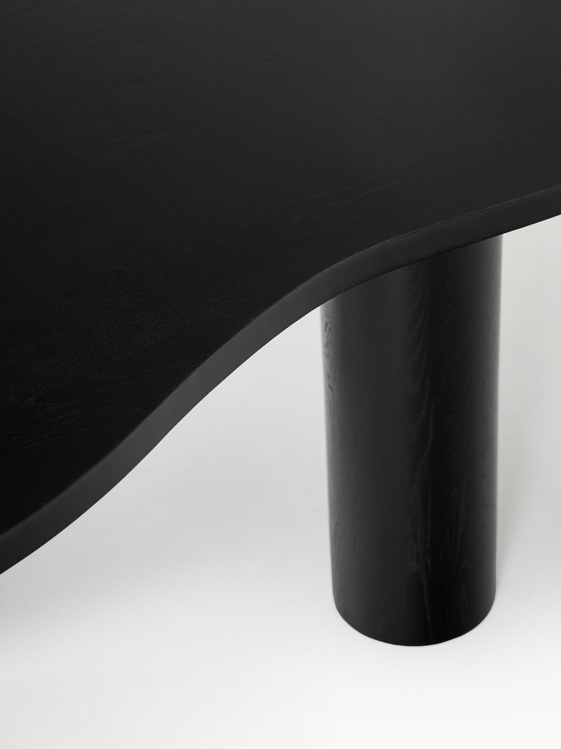 Montorfano Organic-Shaped Oak Wood Dining Table — available in several sizes