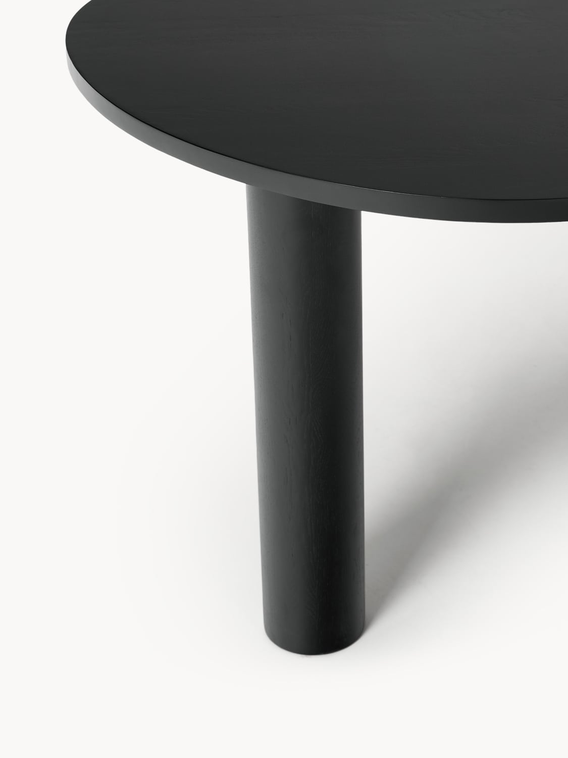 Montorfano Organic-Shaped Oak Wood Dining Table — available in several sizes