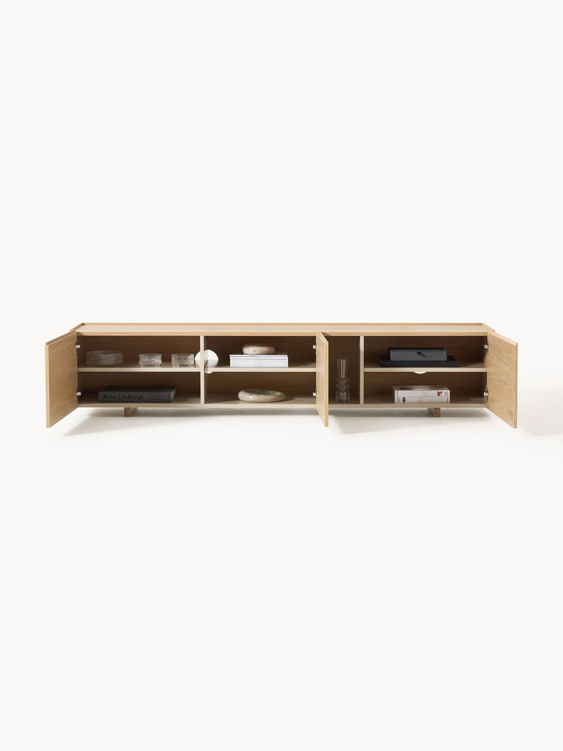 Vercana Wooden TV Stand, W 200 cm
