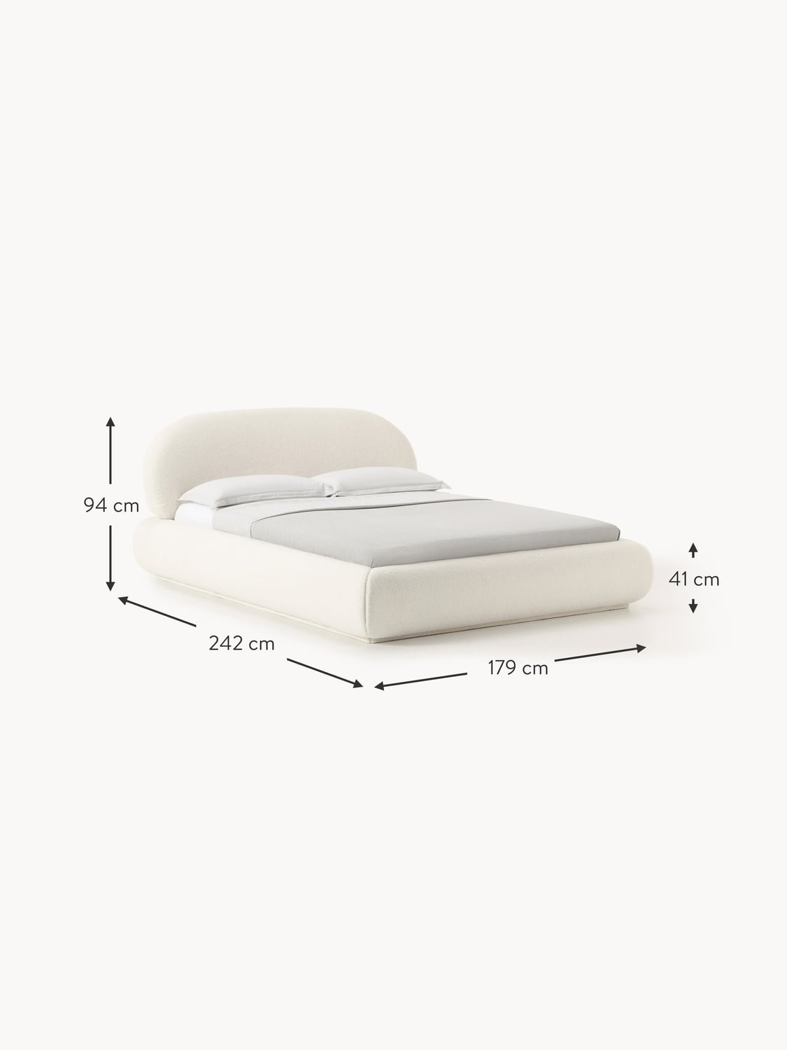 Corvara Upholstered Teddy Bed