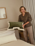 Lenno Embroidered Cushion Cover
