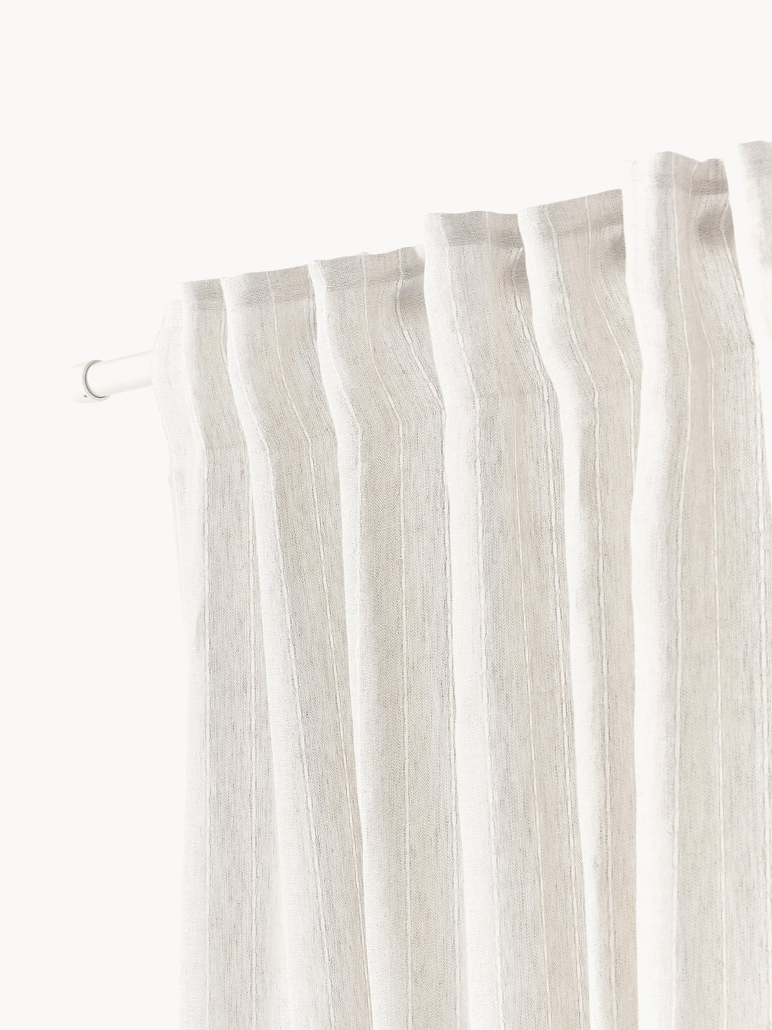 Ormea Sheer Multi-Band Curtains (set of 2), W 130 cm