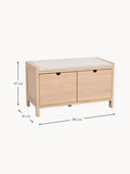 Cagno Upholstered Wooden Storage Bench