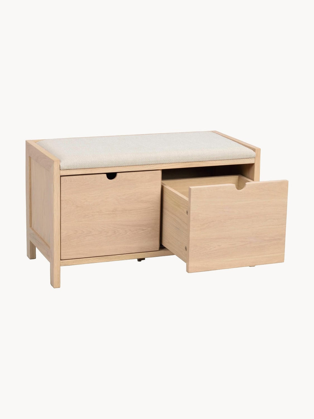 Cagno Upholstered Wooden Storage Bench