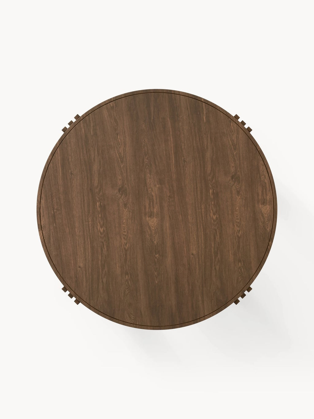 Palanzo Round Oak Wood Dining Table — available in several sizes