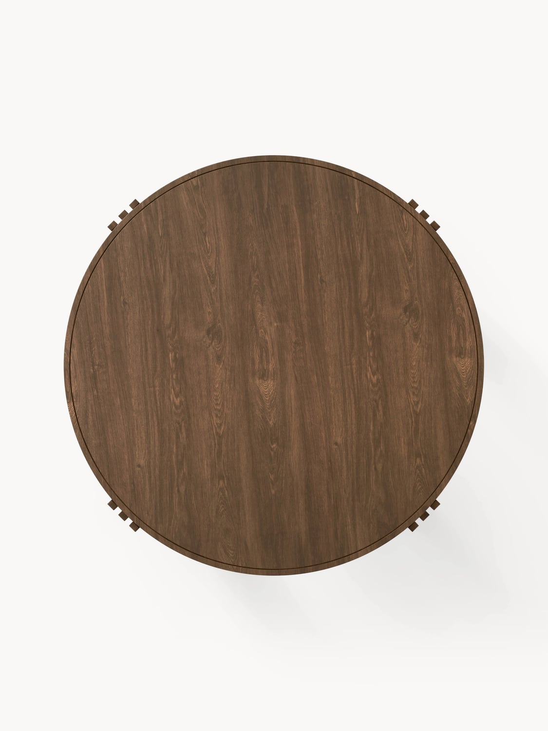 Palanzo Round Oak Wood Dining Table — available in several sizes