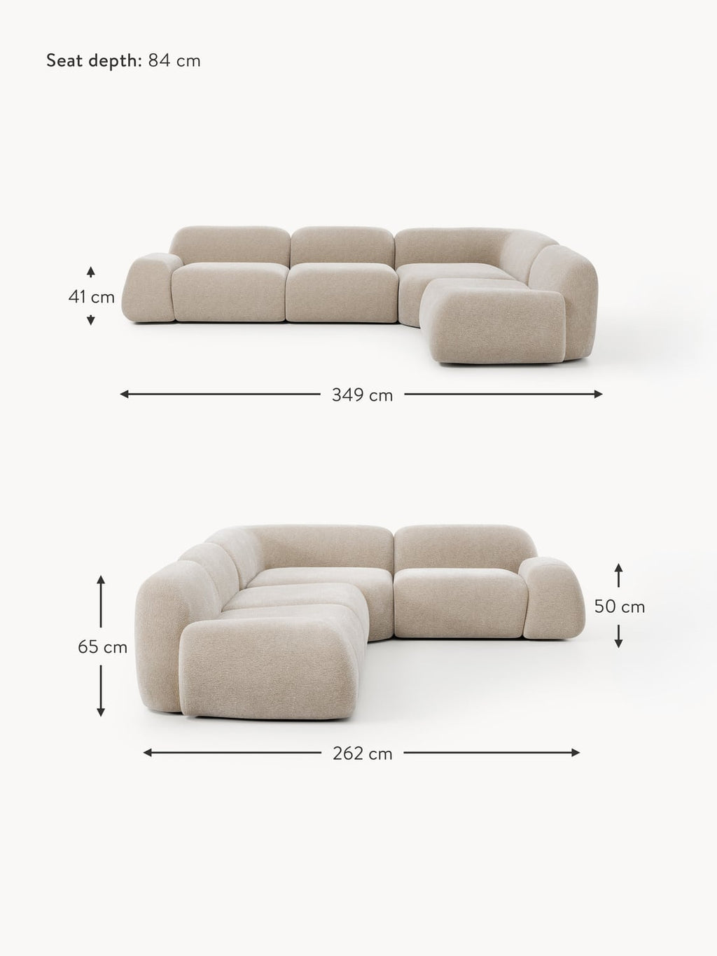 Bellara Modular Corner Sofa (4-seater)